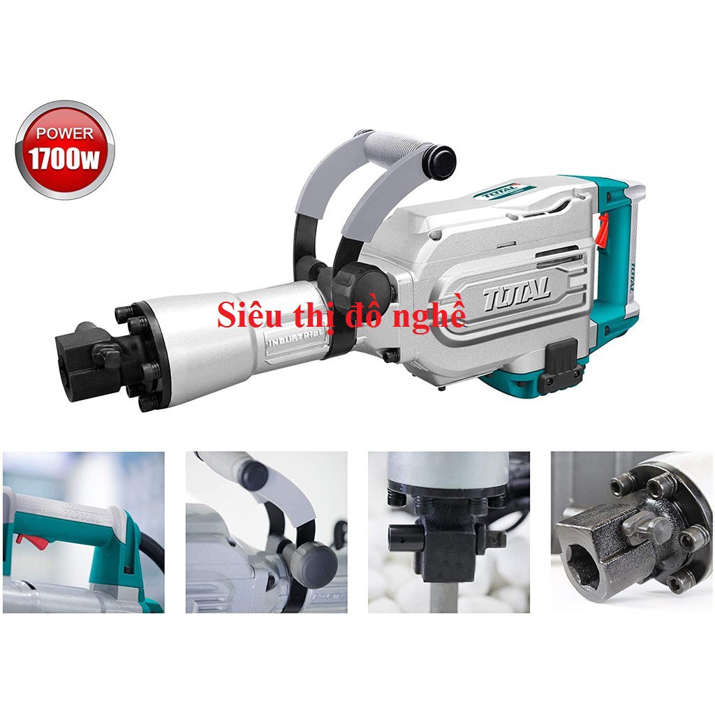 Máy đục bê tông 1700W TOTAL TH215456