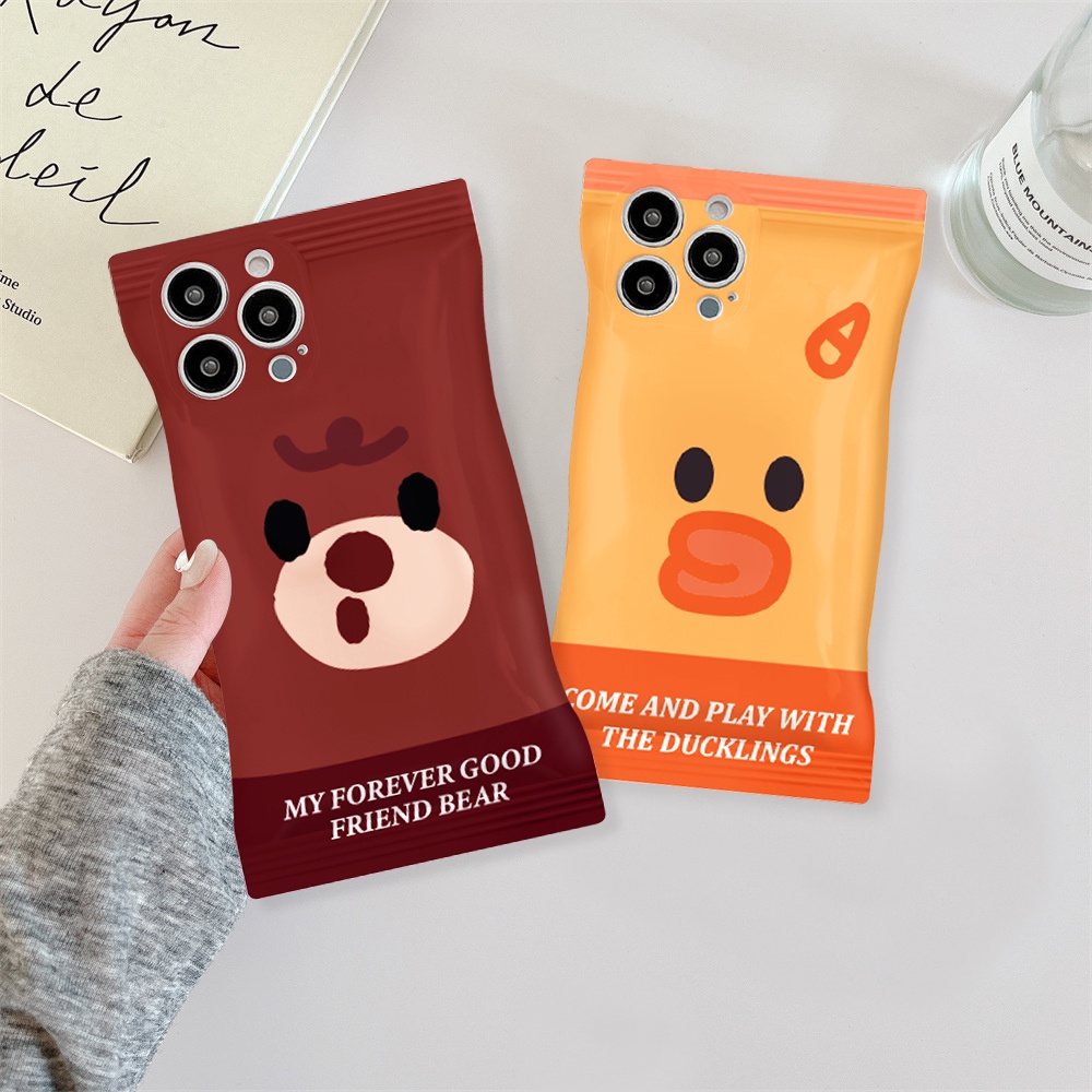 Ốp lưng iphone vỏ kẹo nền bóng gấu vịt 6/6splus/7/7plus/8/8plus/x/xr/xs/11/12/13/14/pro/max/plus/promax- SALE HOT A5-14