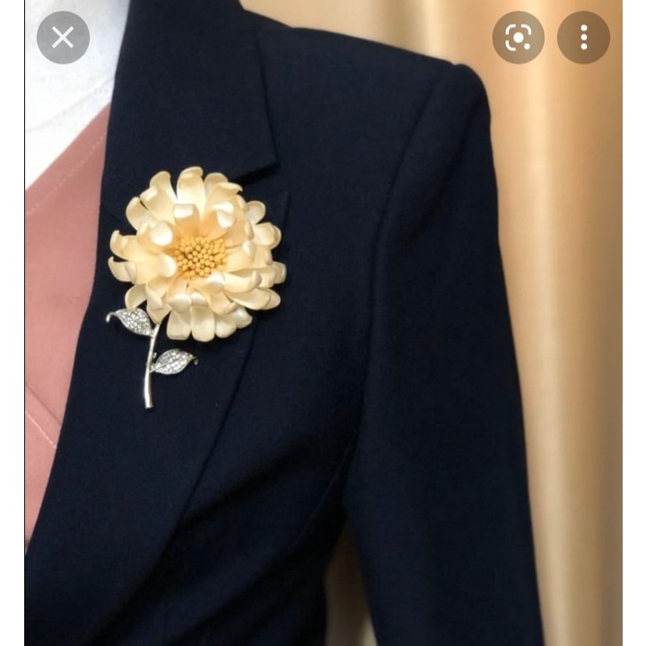 HOA CÀI ÁO DÀI HANDMADE cao cấp