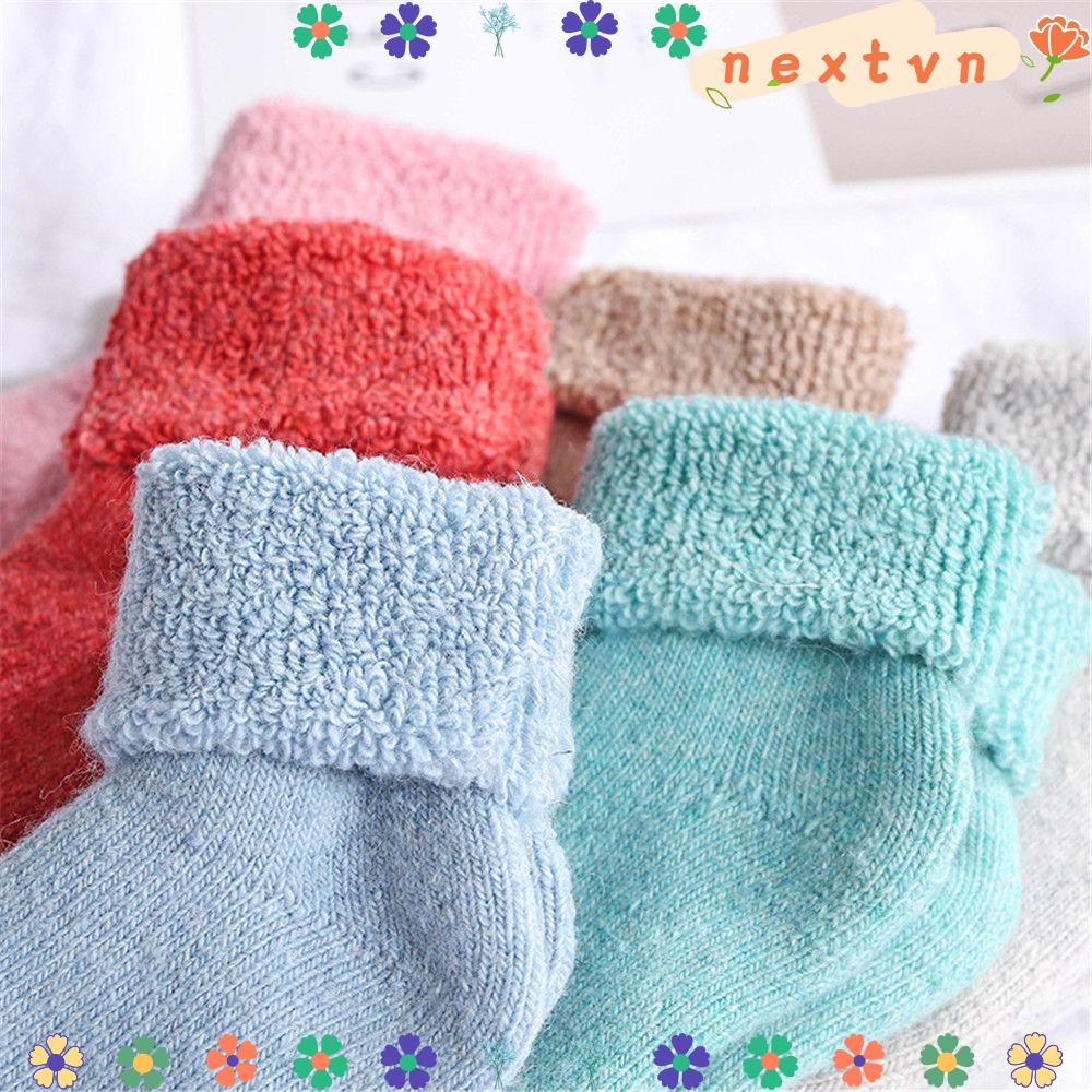 Tất chân len mềm giữ ấm cao cấp thời trang mùa đông dành cho bé từ 0-8 tuổi