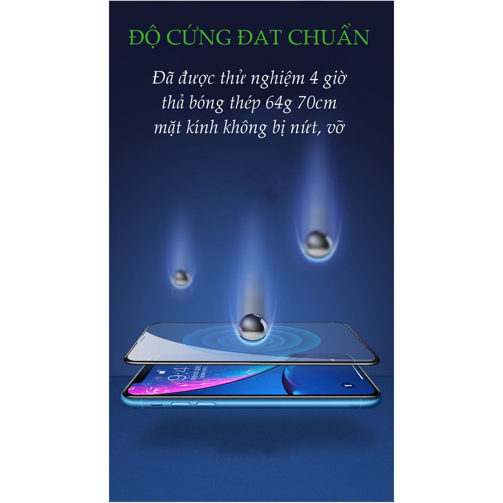 [CHÍNH HÃNG]  Kính cường lực iPhone XR 2018 loại 6.1 inch UGREEN SP116 độ cứng 9H