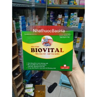 Cốm biovital bổ sung men vi sinh hộp 30 gói