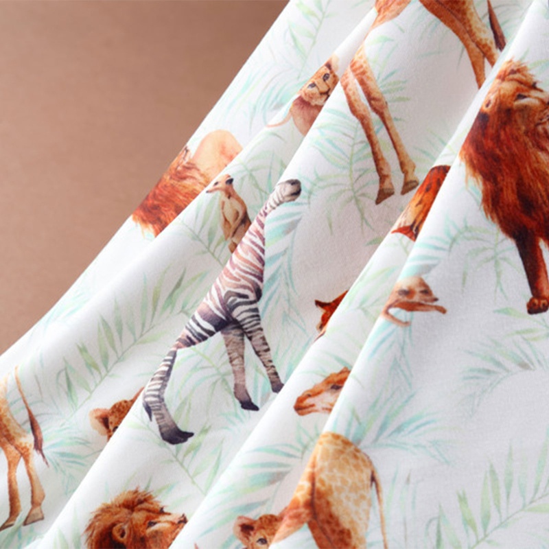 Chăn Cotton Hai Lớp Mềm Mại In Họa Tiết Xinh Xắn Dành Cho Bé