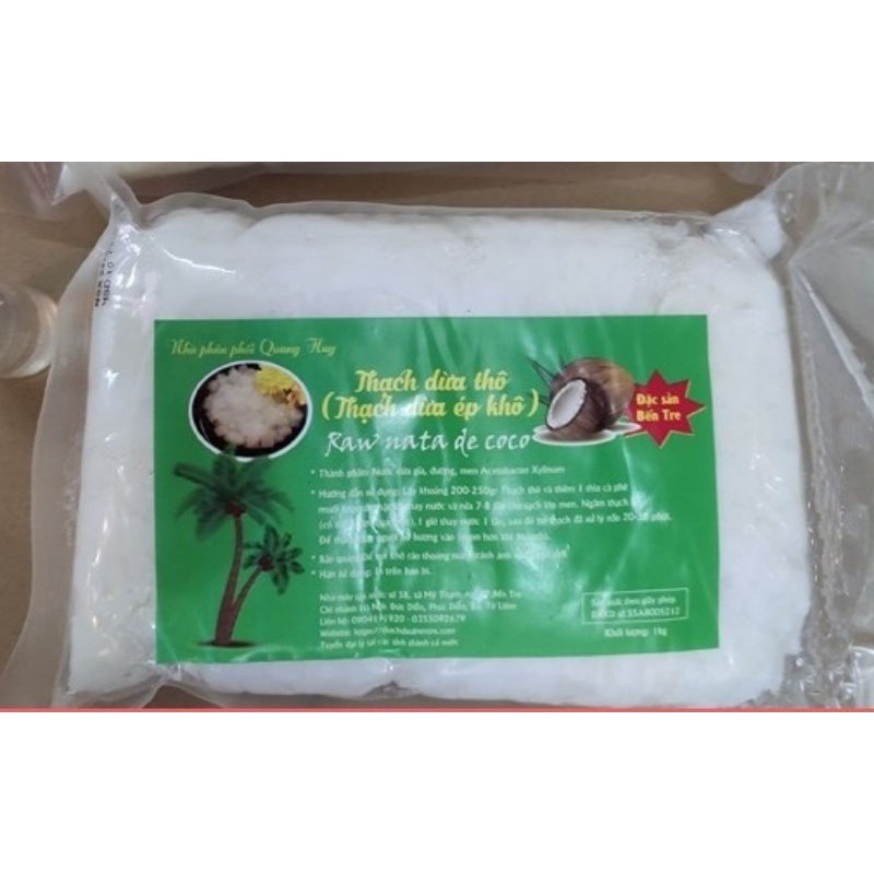 Thạch dừa thô 250gr (tách từ gói 1kg)