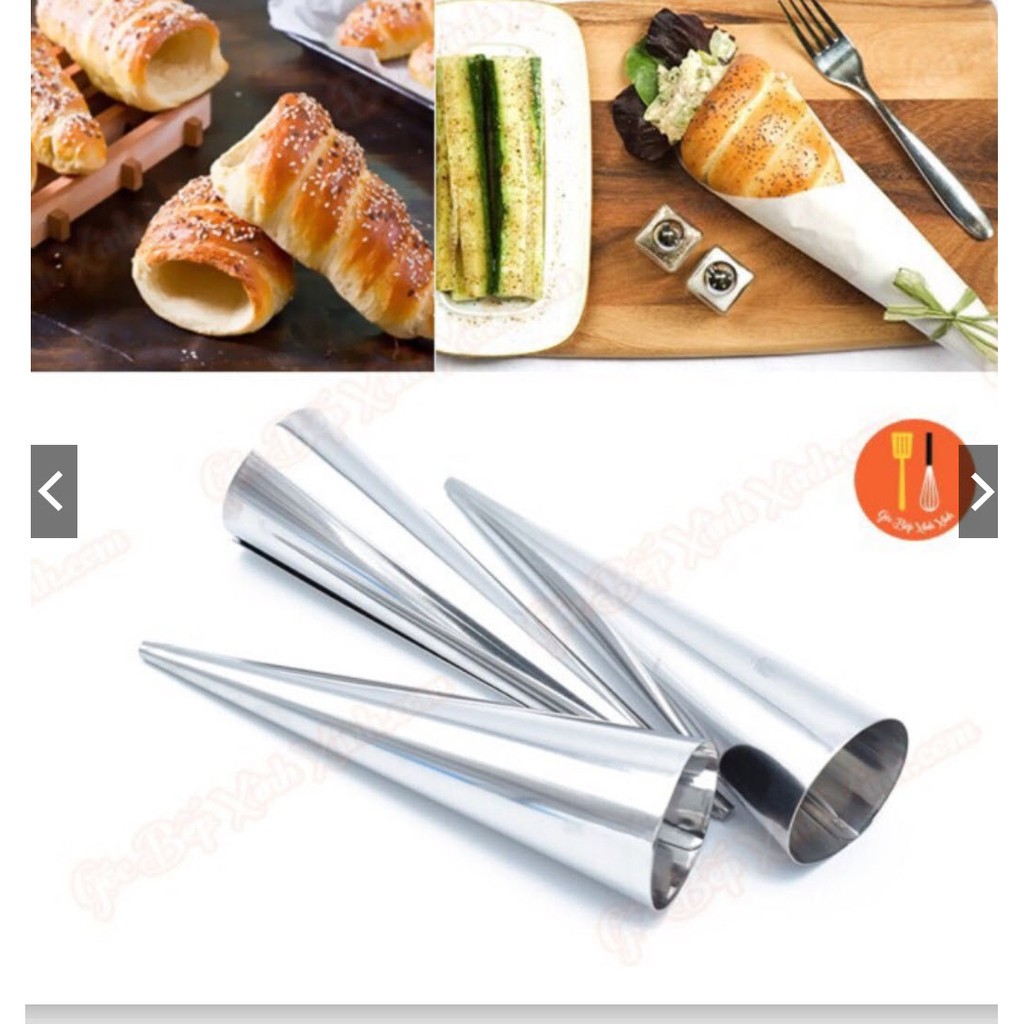 Khuôn làm bánh mì ốc quế