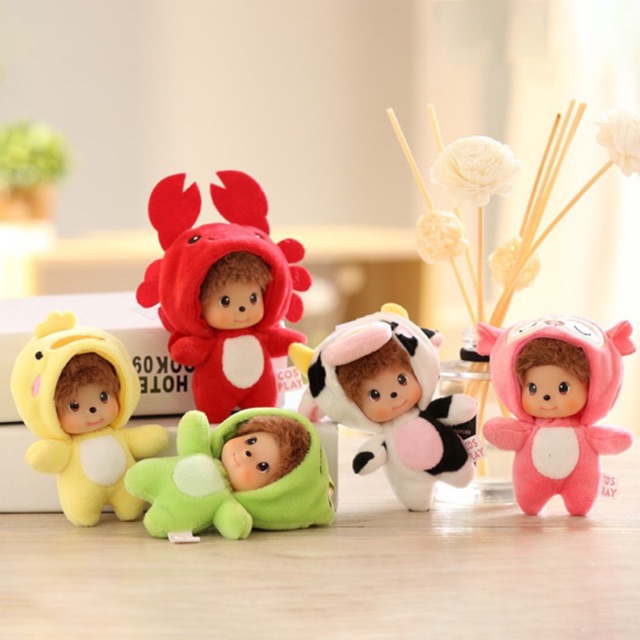 Móc khóa Mochi mặc đồ thú