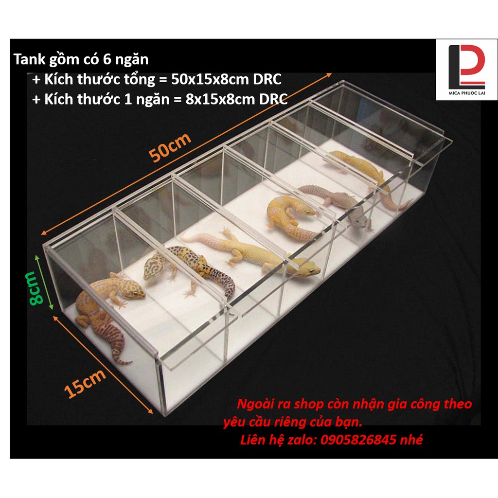 Hộp Nuôi bò sát, bọ cạp, rết, tank mica, acrylic