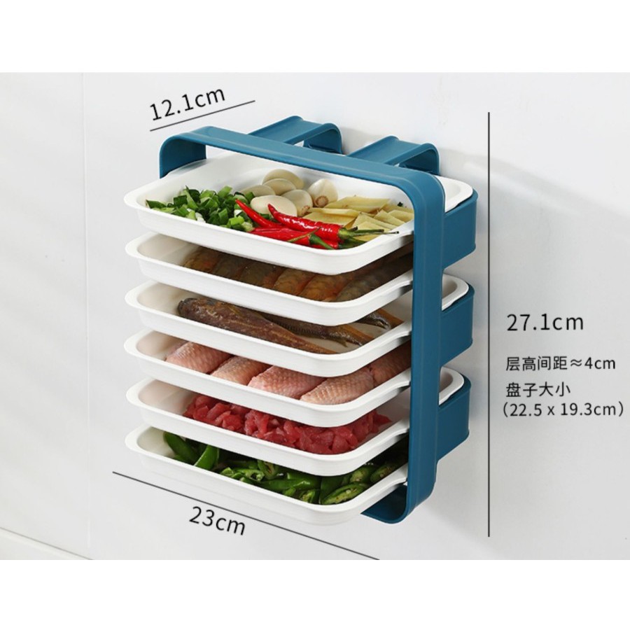 Giá Đựng Rau Củ 6 Tầng 1069 Đa Năng Tiện Dụng Cho Nhà Bếp | BigBuy360 - bigbuy360.vn