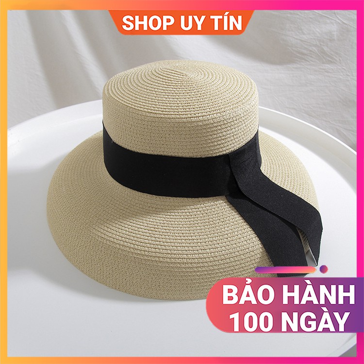 Mũ Đi Biển - Nón Cói Rộng Vành Vintage Cao Cấp Nữ Đẹp