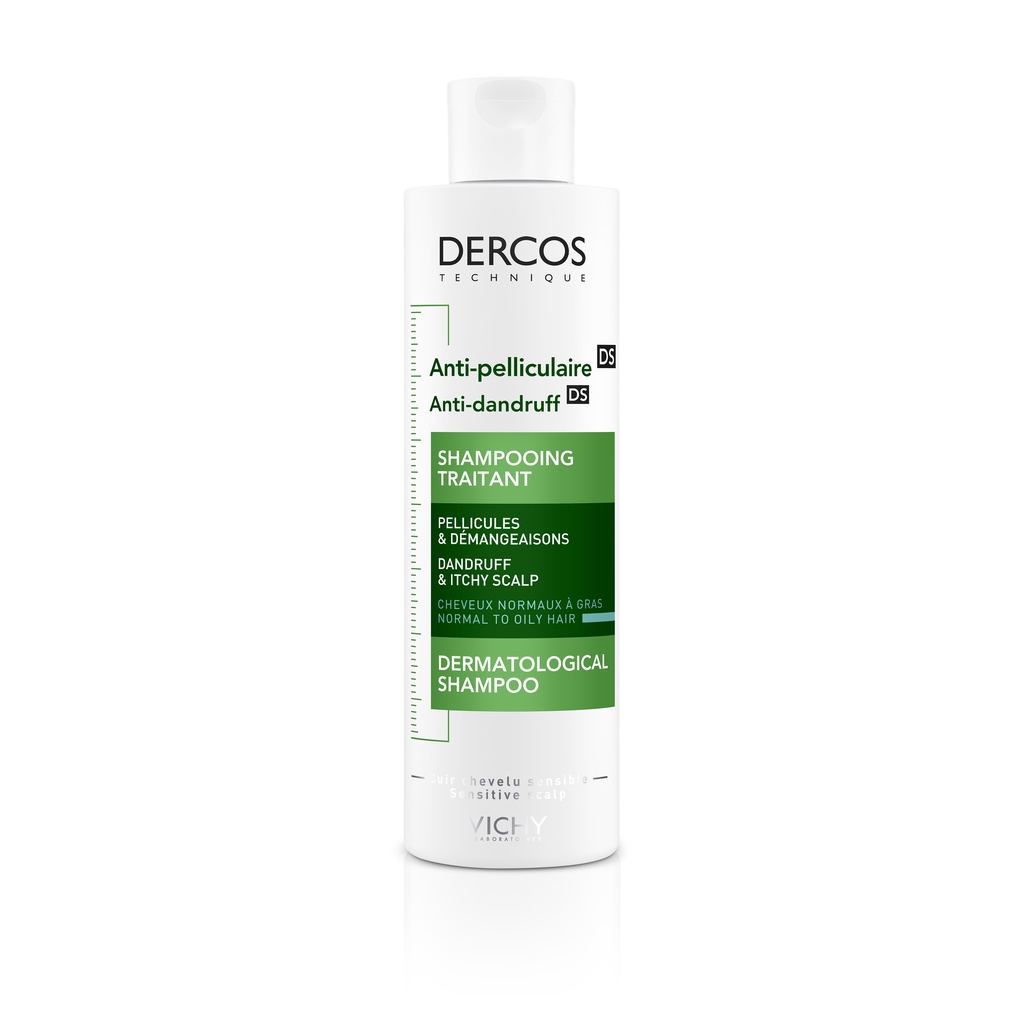 Vichy Dầu Gội Giúp Giảm Gàu Dành Cho Da Đầu Dầu &amp; Ngứa Vichy Dercos Anti Dandruff Advanced Action Oil Hair 200ml
