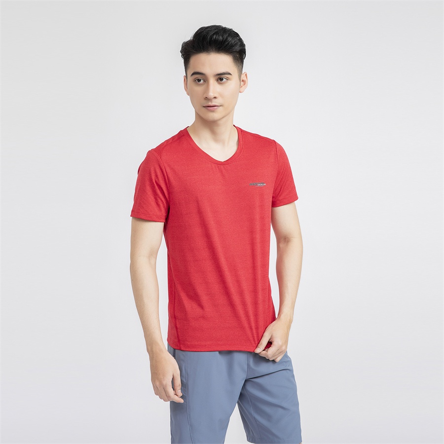 Áo cộc tay cổ tròn Aristino  mềm mát 2 màu ATS015S1