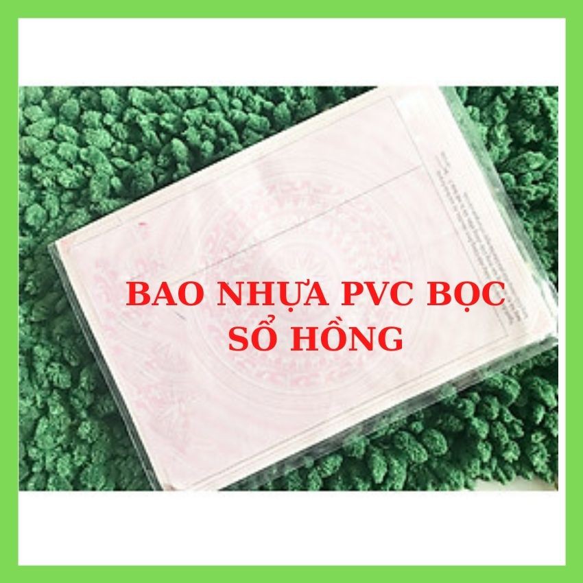 SÉT 2 CÁI BAO BỌC SỔ HỒNG, GIẤY TỜ NHÀ ĐẤT MÀU TRẮNG