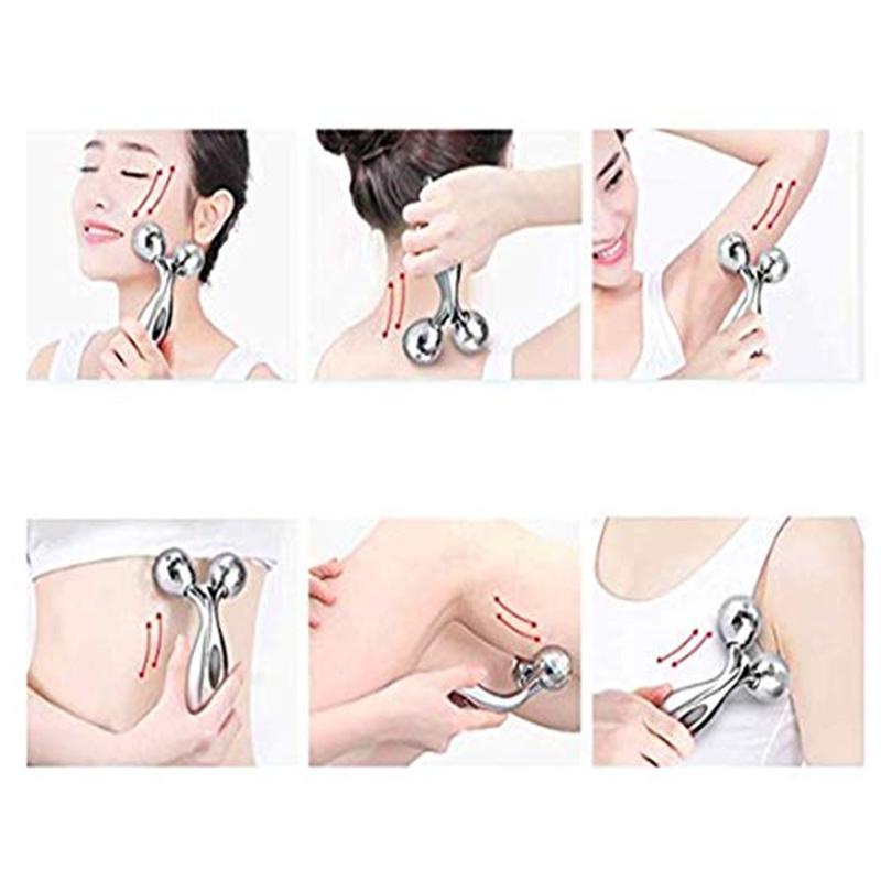 Cây Lăn Massage Nâng Cơ Mặt 3D Xoay 360 Độ Hình Chữ Y