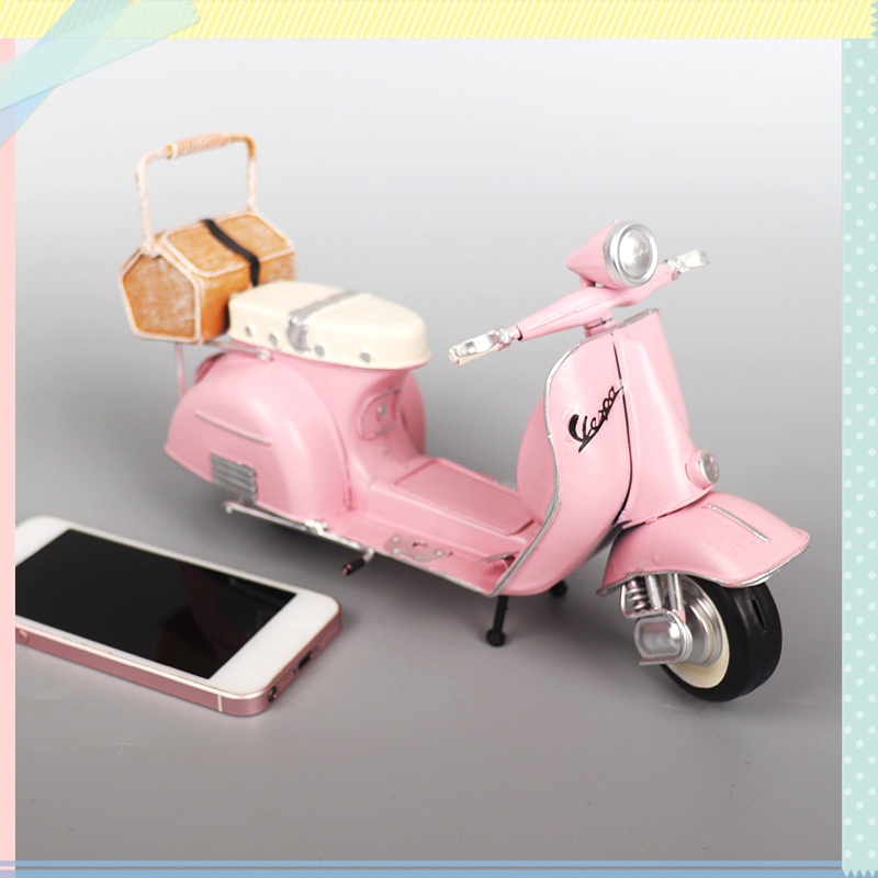 Mô Hình Xe Vespa Phong Cách Vintage