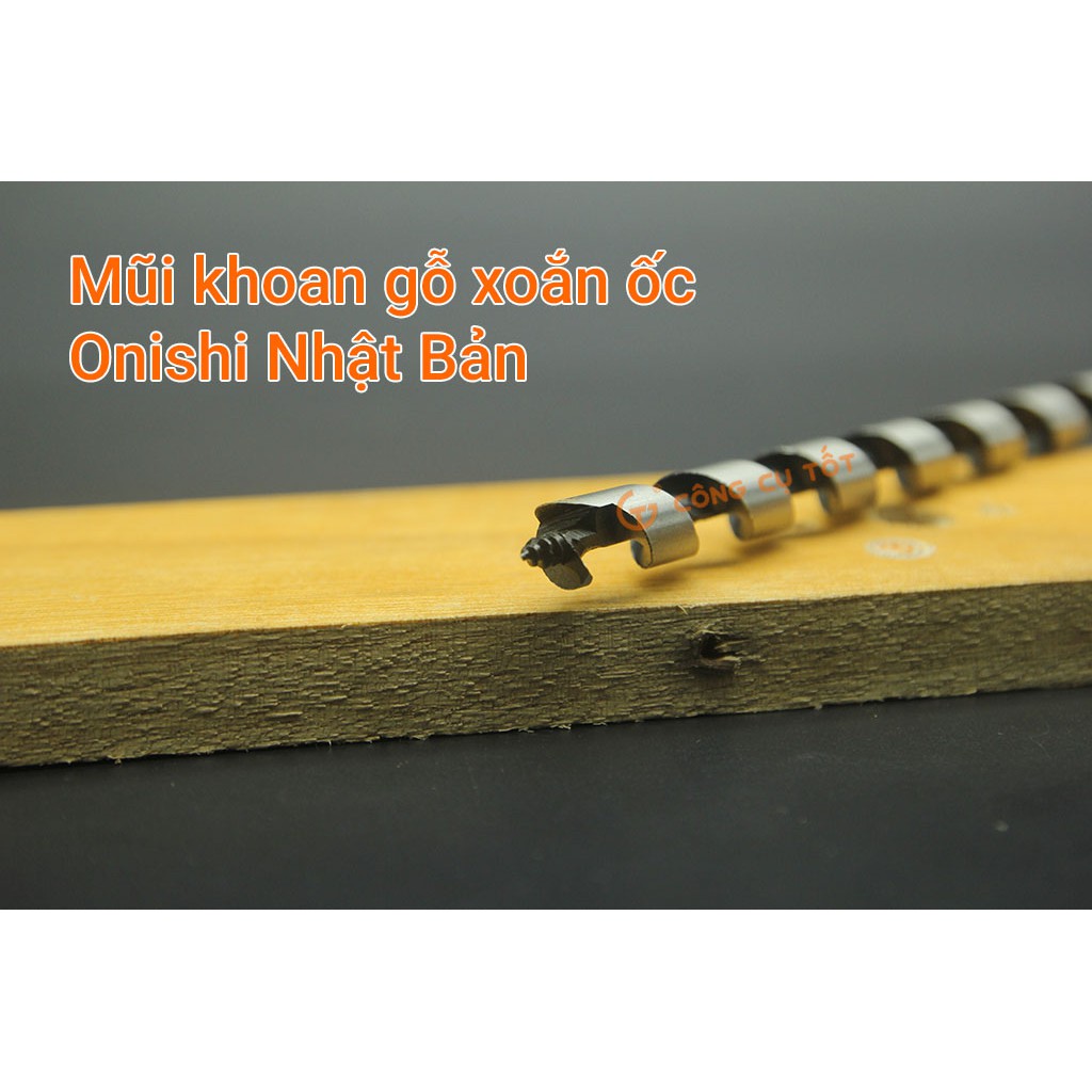 Mũi khoan gỗ xoắn ốc onishi dài 460mm NO7