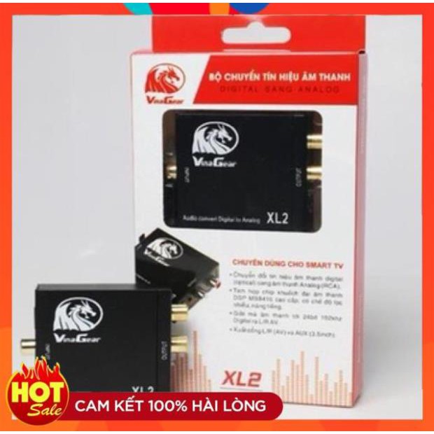 [Hàng Xịn] Bộ chuyển quang audio Vinabox XL2 Hàng việt nam.