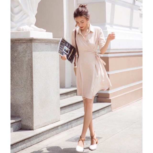 Đầm Vest Xoè Cột Eo