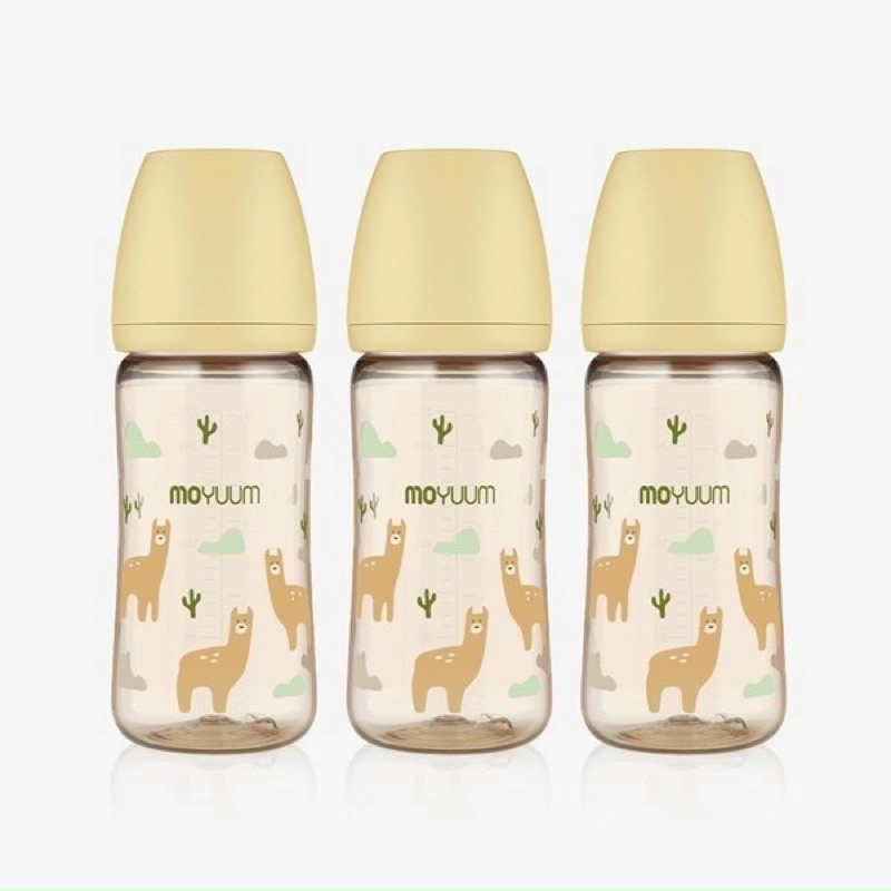 Bình Sữa Moyuum Hàn Quốc Họa Tiết Lạc Đà Mẫu Mới 170ml 270ml | Minizon Kids