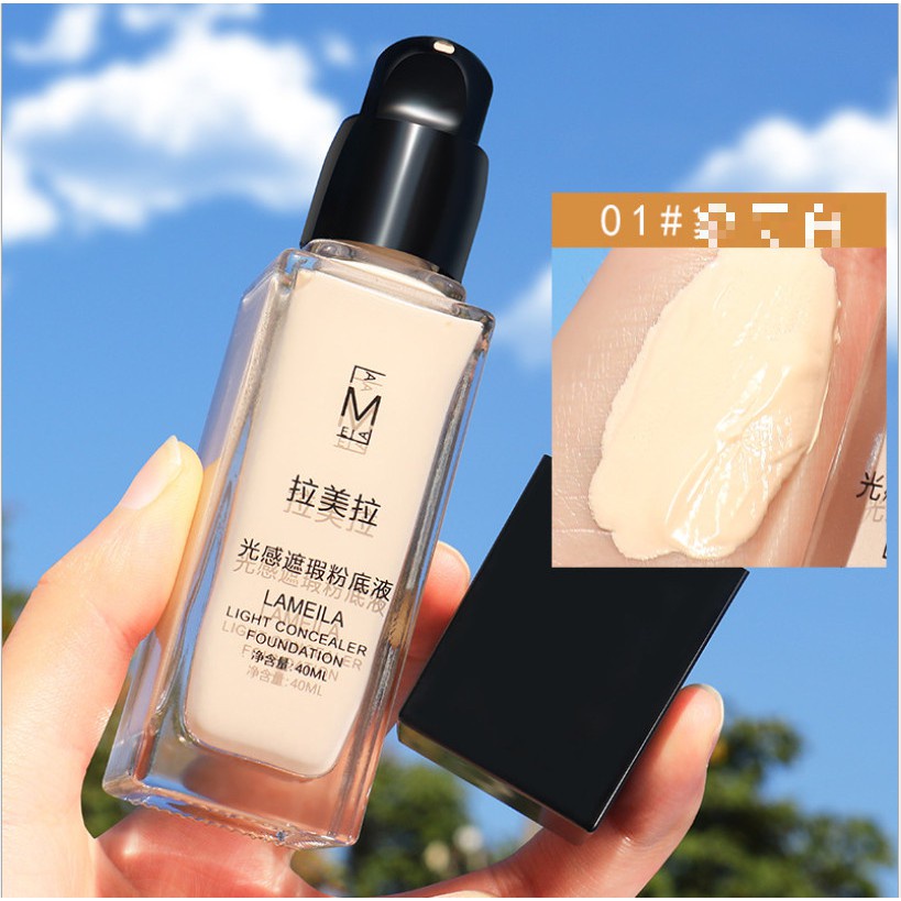 Kem Nền trang điểm M LAMEILA 3020 nakeup foundation nội địa auth mịn da nâng tông che khuyết điểm sỉ tốt - GIÁ GỐC 12