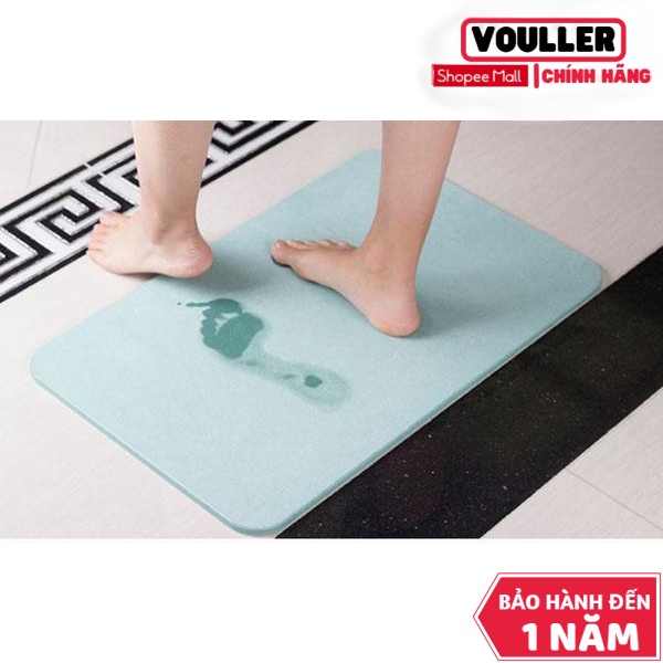 Thảm Cứng Siêu Thấm Vouller Nhật Bản 60 X 40 X 0.9 Cm , Thảm Cứng Siêu Thấm Nhật Bản Giao Màu Ngẫu Nhiên