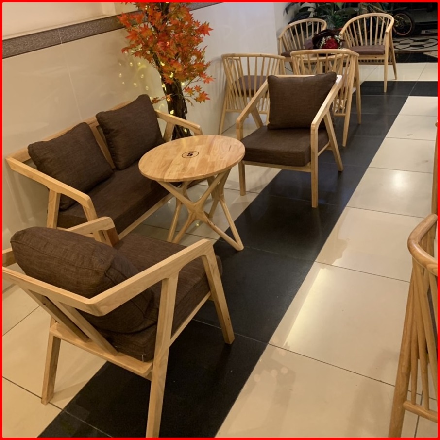 Bộ ghế sofa Katakana (Combo bồm 2 ghế đôi, 1 ghế đơn và 1 bàn)