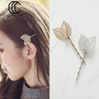 Trâm cài tóc hình chiếc lá thời trang dành cho nữ