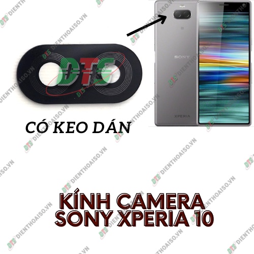 Kính camera sony xperia 10 kèm keo dán
