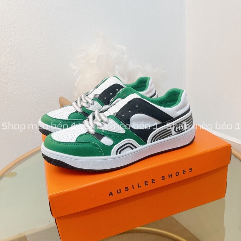 Giày thể thao gc kẻ viền phối màu fullbox