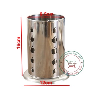Ống đựng muỗng đũa inox bền đẹp sáng bóng