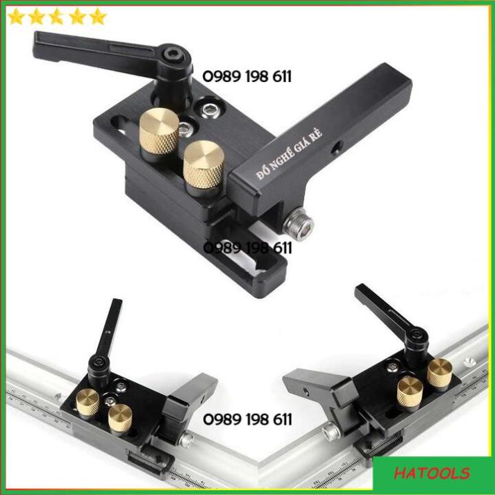 Thanh ray trượt nhôm có số đo lắp máy phay máy cưa bàn mini QE169