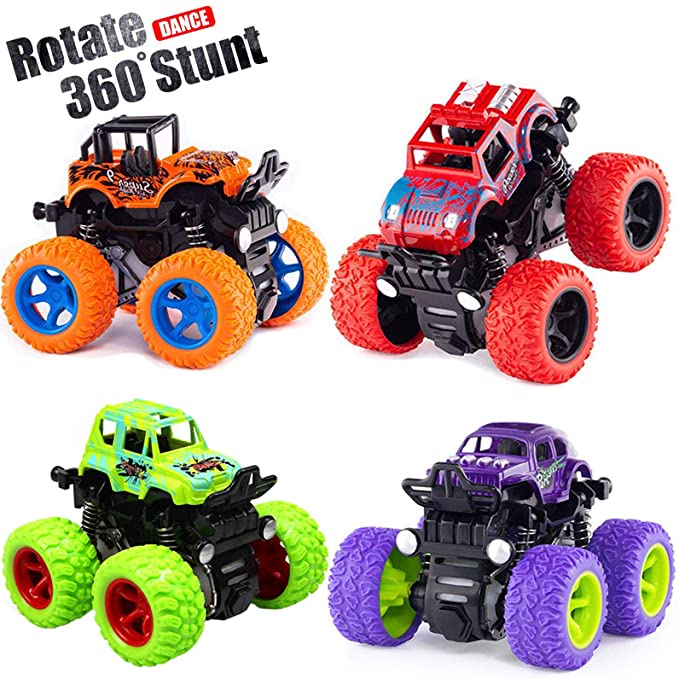 Hàng Có Sẵn Tik Tok Bán Chạy Xe Đồ Chơi Xe Tải Đồ Chơi Xoay 360 Độ Quán Tính Quán Tính Hình Xe Hơi Cho Bé