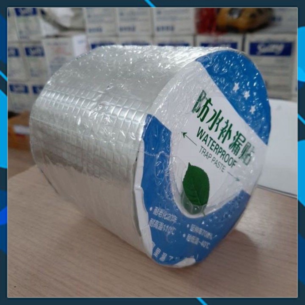 Cuộn 5 Mét Băng Keo Dán Rộng 5cm/10cm, Miếng Dán Siêu Dính, Miếng Chống Thấm Nước, Keo Chống Dột, S