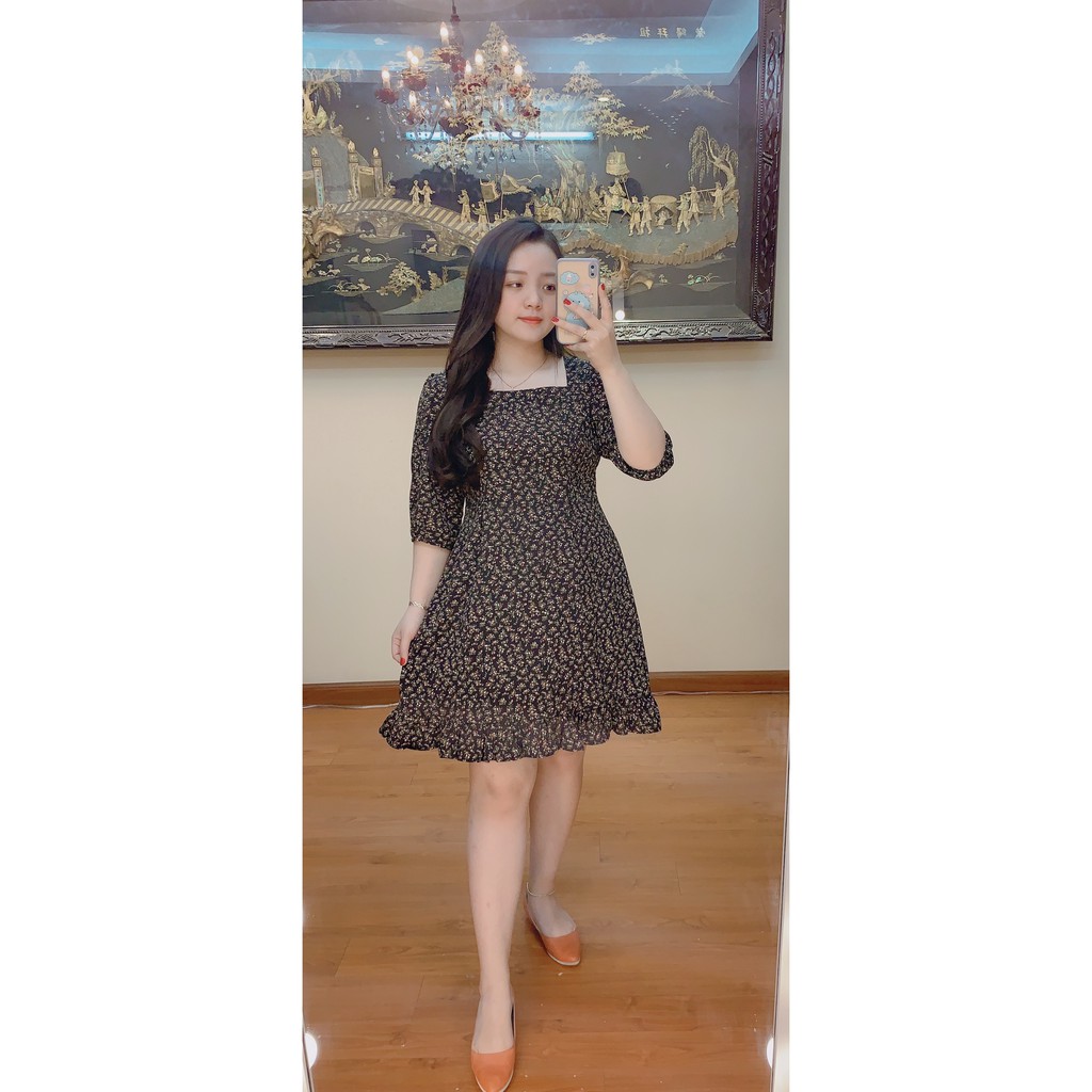 Váy cổ sen Bigsize