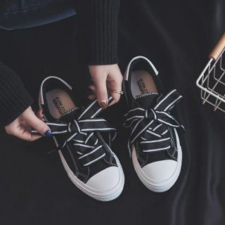 Giày ullzang nơ to kèm ảnh thật