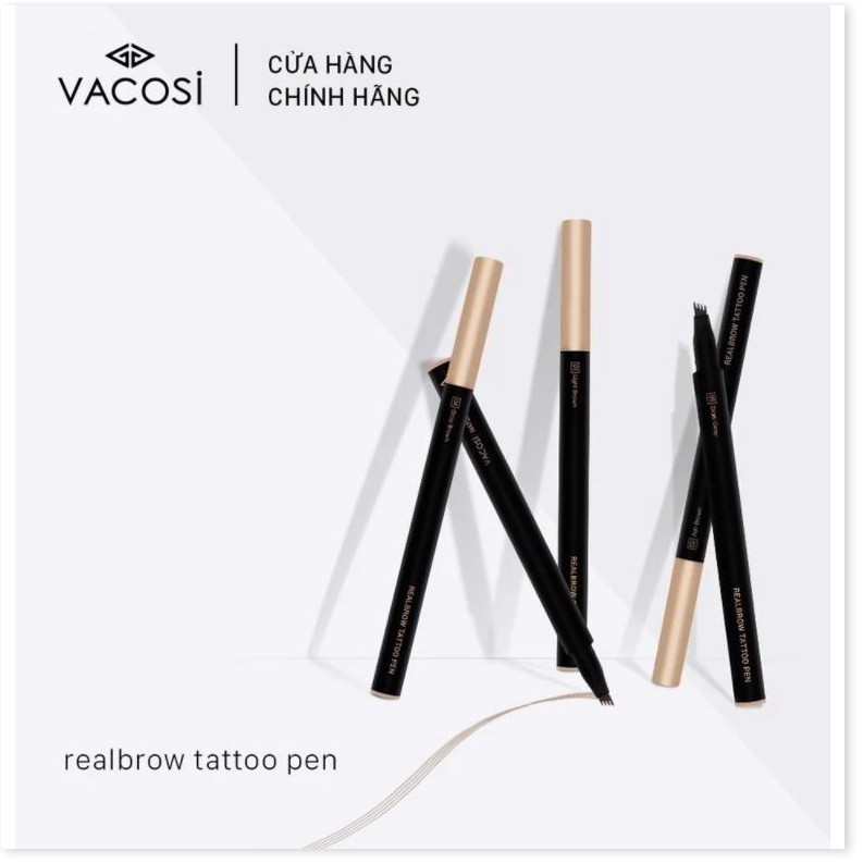 Bút Xăm Chân Mày Vacosi Natural Studio Real Brow Tattoo Pen 1.3g (VM14)