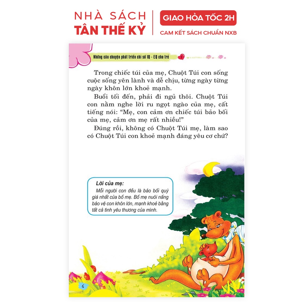 Sách - Những câu chuyện phát triển chỉ số IQ- EQ dạy trẻ bài học hay dành cho bé 3 tuổi trở lên