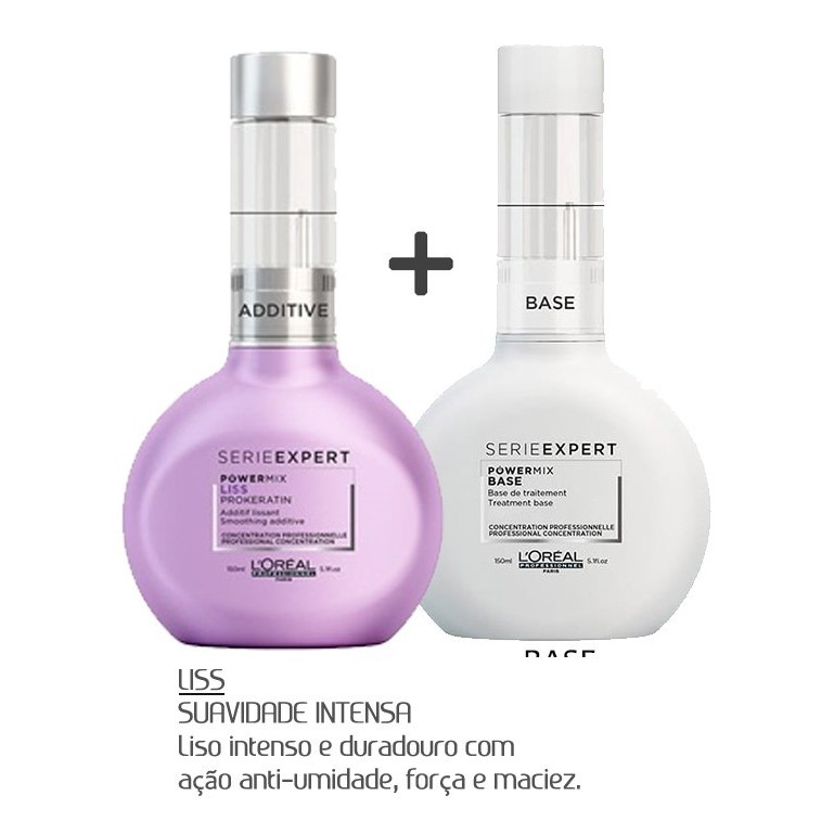 Kem tươi cấp dưỡng (dùng như hấp dầu) dành cho tóc khô rối L'oréal Powermix Liss Prokeratin 2x150ml