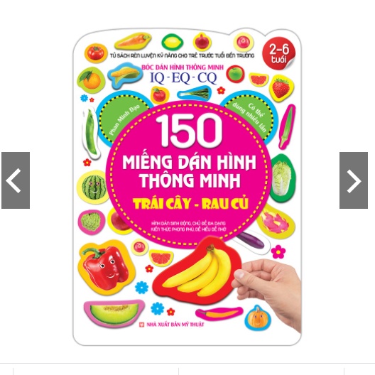 Sách - Combo 150 miếng dán hình thông minh (trọn bộ 4 cuốn)