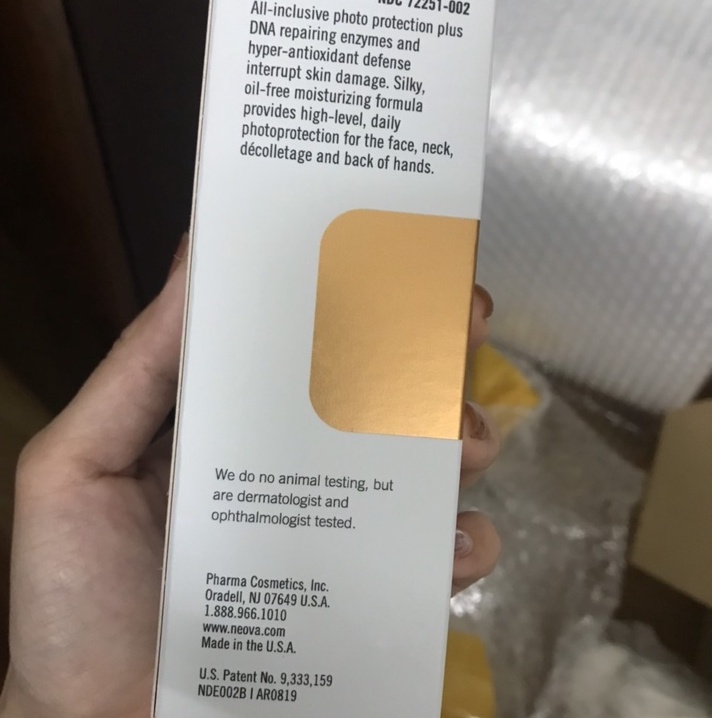 Kem chống nắng Neova Everyday Facial Fluid SPF 44 bảo vệ da chống tia uv 74ml