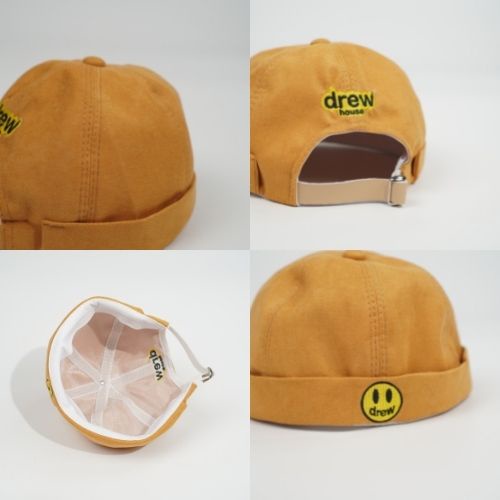 Nón Beanie vành tròn DREW Mũ tròn phong cách Retro thời trang Hàn Quốc form Unisex nam nữ B11