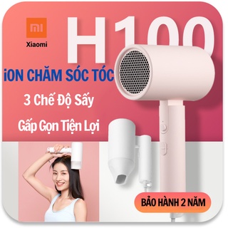 Máy sấy tóc Xiaomi H100 Cao Cấp - Công Suất Lớn , Chuẩn 1600W cao cấp Chống Xù Rối Khô Tóc [Bảo Hành 2 Năm]