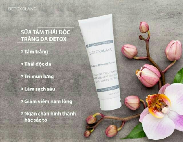 Sữa Tắm Thải Độc Trắng Da Detox Blanc Chính hãng