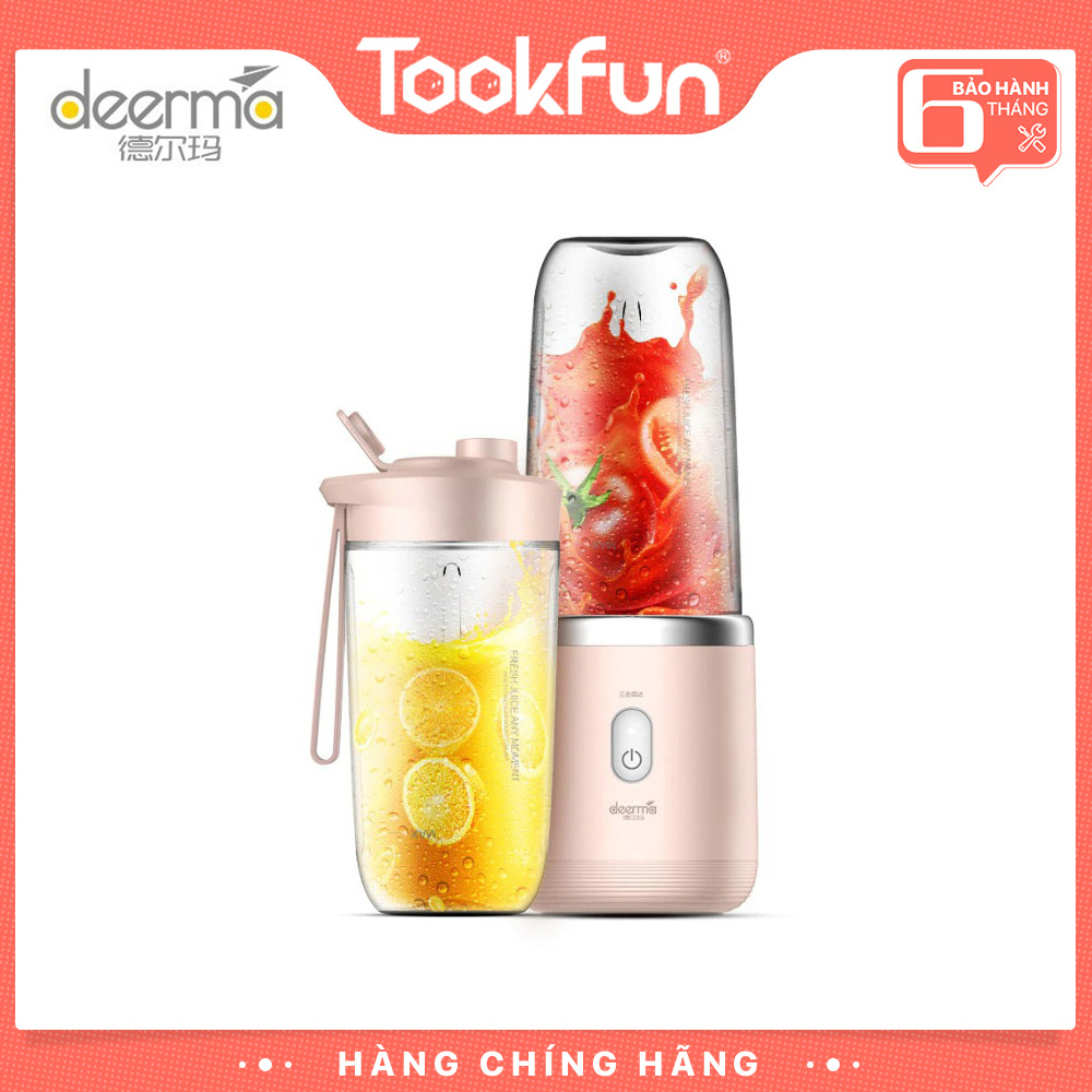 Máy Xay Sinh Tố cầm tay  Deerma Mini Juice Blender Tiện Dụng thông minh, DEM-NU05 - Chính hãng