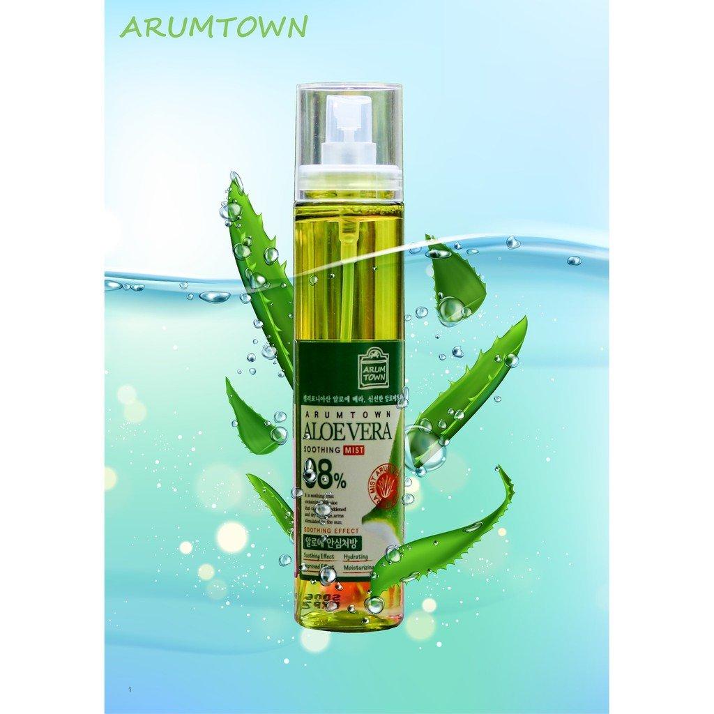 Xịt khoáng lô hội nha đam Aloe Vera Soothing Mist 98%