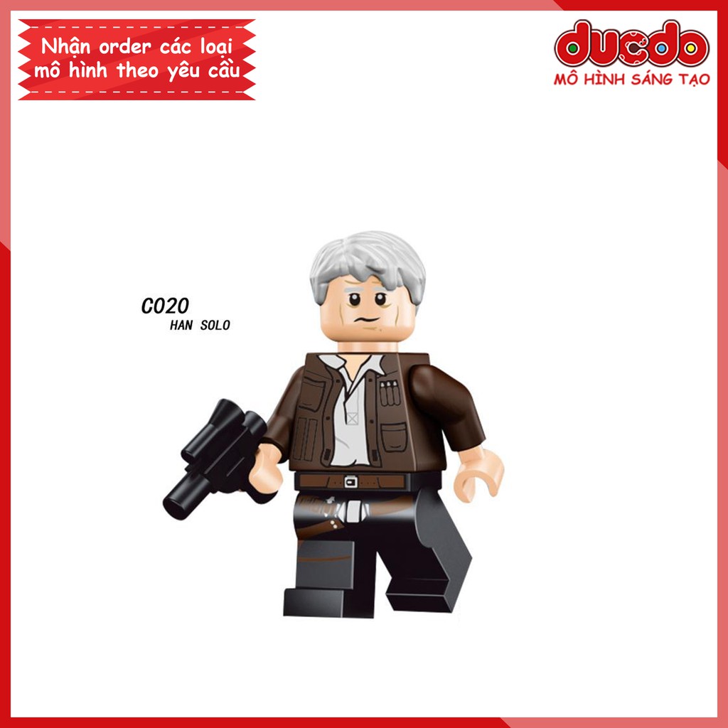 Minifigures các nhân vật trong Star War full vũ khí - Đồ chơi Lắp ghép Xếp hình Mô hình Mini Iron Man LeLe C015 - 022