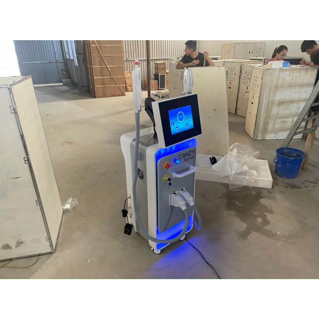 Máy 2in1 Máy Triệt Lông, CANZY KOREA, Máy Triệt Lông &amp; Laser ( Hàng Loại 1 )