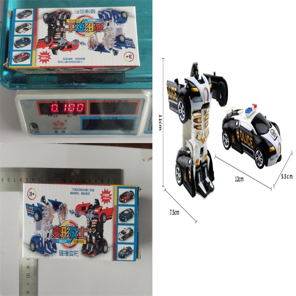 Xe ô tô đồ chơi biến hình thành robot dành cho bé, màu sắc đa dạng, bắt mắt