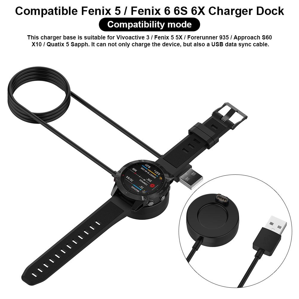Cáp Sạc Usb Dành Cho Garmin Vivoactive 3/4/4s Forerunner 945 935 245 245M 45 45S Music Fenix 5/6/5s