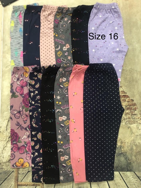 4 Quần legging lửng đại 24kg -42kg