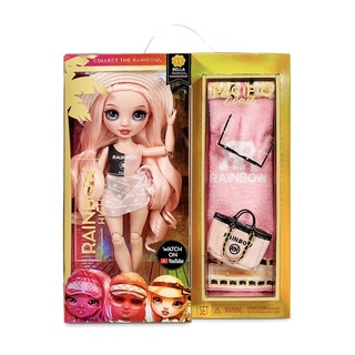Búp bê Rainbow High Pacific hồng, Búp bê cầu vồng thời trang Rainbow High 28cm